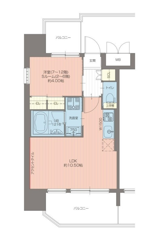 プレジオ都島北通の間取り|プレジオ都島北通　間取り