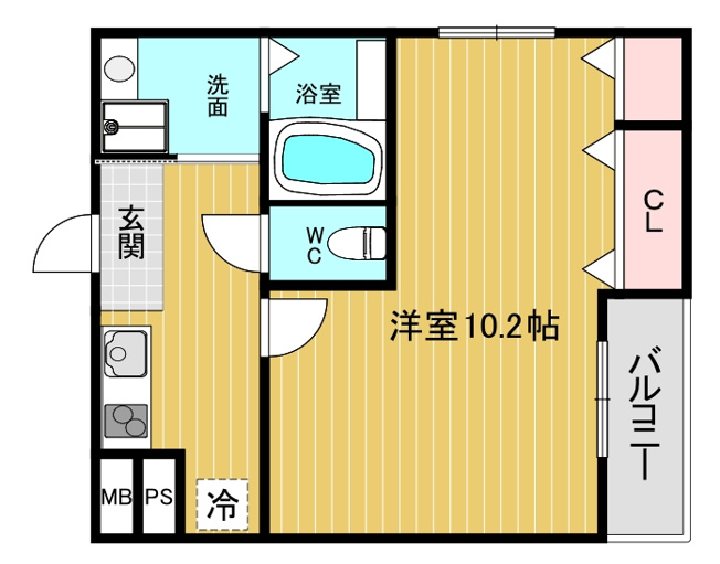 【間取り】 | フジパレス甲東園Ⅱ番館
