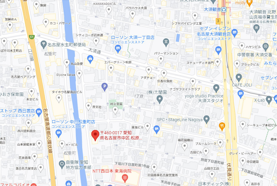 桐美ビルの地図