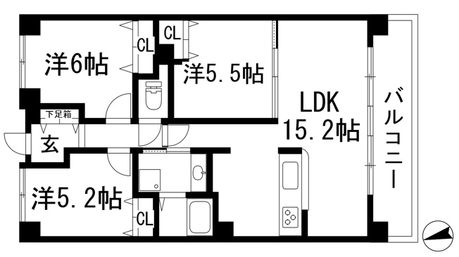 【間取り】 | KDX宝塚レジデンス