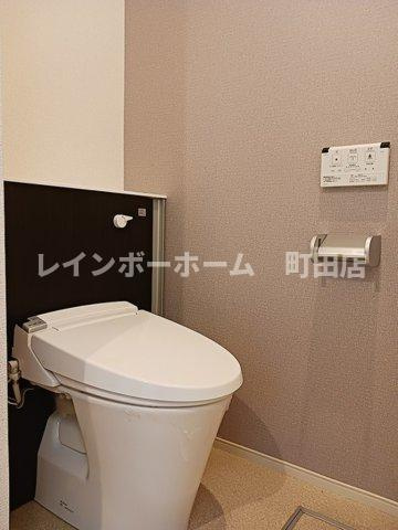 ラフィネ２　堀之内※初期費用分割あと払いサービス利用可能物件のトイレ