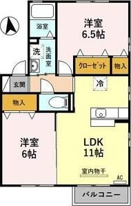 DEAR　COURTの間取り