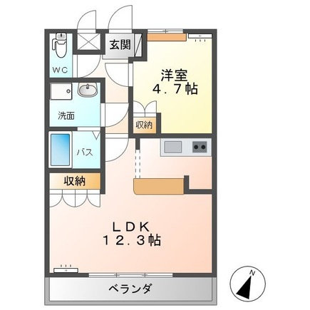 Ｃｈａｒｍａｎｔ　Ｃｏａｔ（シャルマンコート）の間取り|間取図