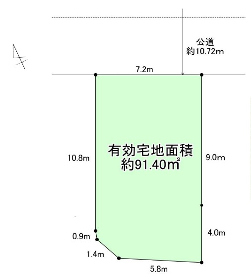 板橋区常盤台３丁目　建築条件なし土地の土地図|※地盤改良費は別途費用