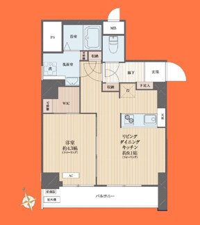 【間取り】 | キャッスル荻窪