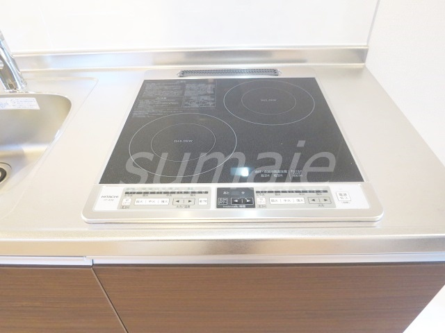 ランドフォレスト上十条のキッチン|2口コンロのシステムキッチンです♪