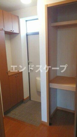 パインフィールドＡの玄関|高崎、前橋のお部屋探しはエンドスケープまで！お客様の理想お聞かせ下さい♪