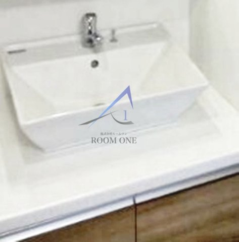メイクスデザイン高田馬場の洗面所|独立洗面台です。