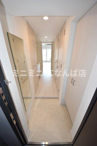 ファーストステージ江戸堀パークサイドの玄関