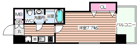 【間取り】 | Luxe新大阪Ⅱ