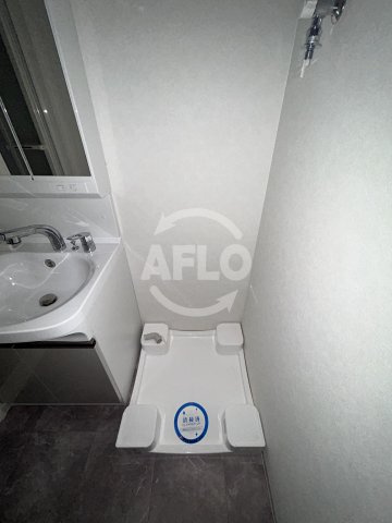 S-RESIDENCE上新庄ascentの洗面所|S-RESIDENCE上新庄ascent　洗濯パン
