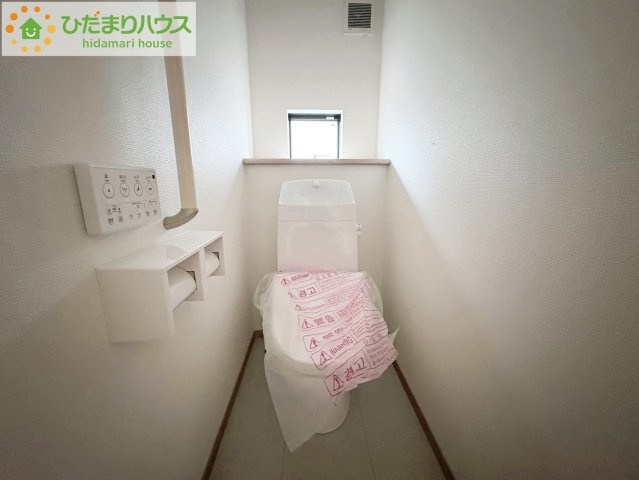 ひたちなか市釈迦町　新築戸建のトイレ|節水できるトイレで、少ないお水でもしっかりと洗浄してくれます！