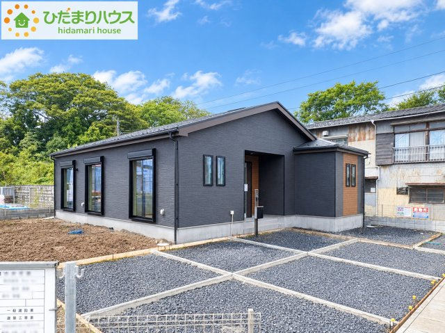 ひたちなか市釈迦町　新築戸建の外観|間もなく完成！今から見たいも大歓迎！お気軽にお問い合わせください☆彡