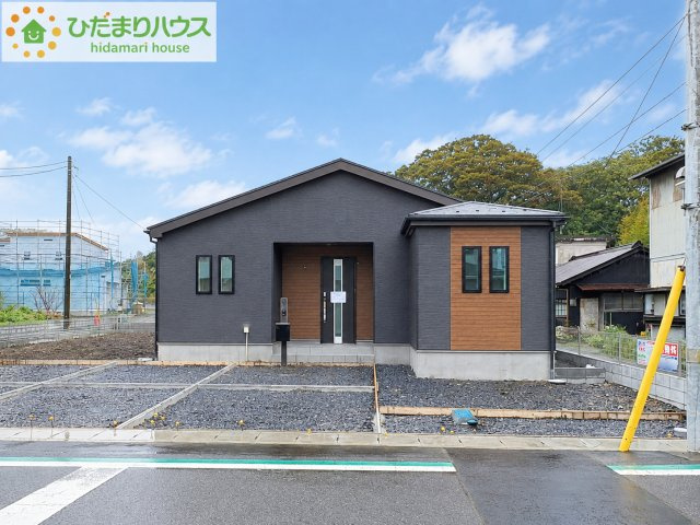 ひたちなか市釈迦町　新築戸建の外観|たっぷりの陽光と心地よい風が舞い込む住まい♪
