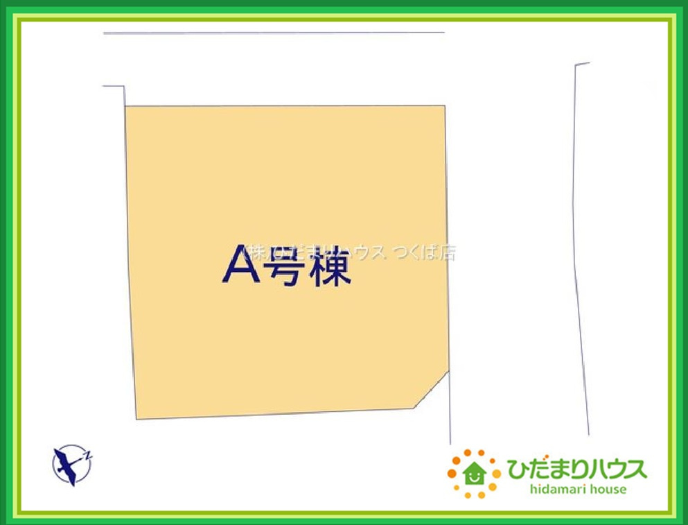 ひたちなか市釈迦町　新築戸建の区画図|広々駐車場！並列3台可能☆彡