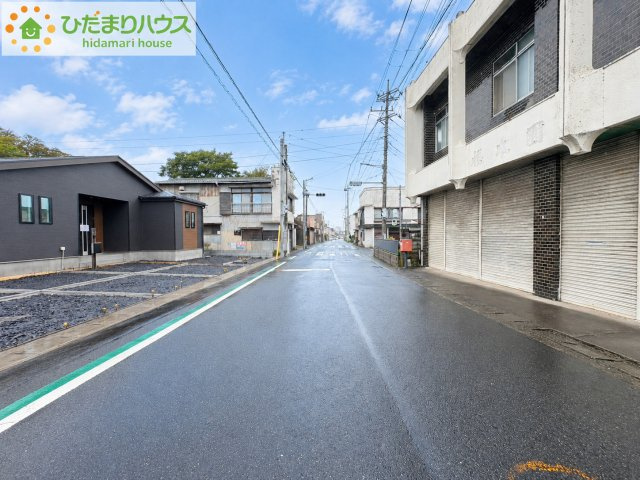 ひたちなか市釈迦町　新築戸建の前面道路含む現地写真|閑静な住宅地で叶える穏やかな新生活☆彡