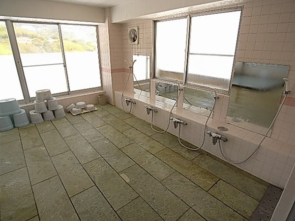 熱海パークマンションのその他共用部分|温泉大浴場　洗い場