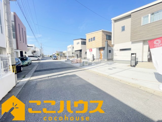 中頭郡読谷村渡慶次2期　一戸建て　3号棟の周辺|前面道路8.072m