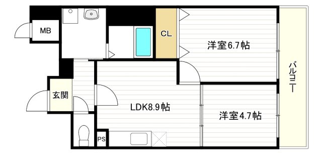 リアライズ今里南の間取り