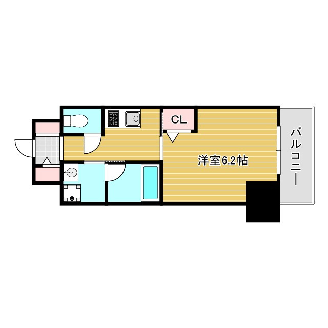 ドゥーエ立売堀の間取り