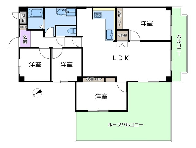 【間取り】 | イトーピア東千里 | エイブルにて取扱い可能な住宅ローンは、全部で10種類以上！お客様にピッタリの住宅ローンを当社のFPよりご案内させて頂きます。住宅ローンのご相談だけでも、お気軽にご相談下さいませ。
