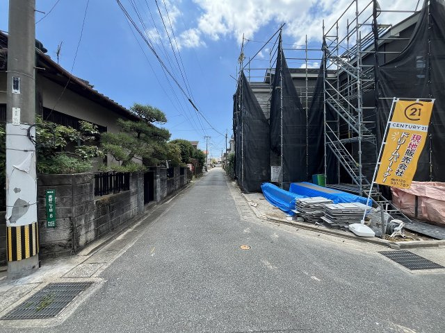 【その他】 | 福岡市博多区麦野2丁目3期　1号棟（全2棟）【仲介手数料無料・0円】 | 現地写真。前面道路です。