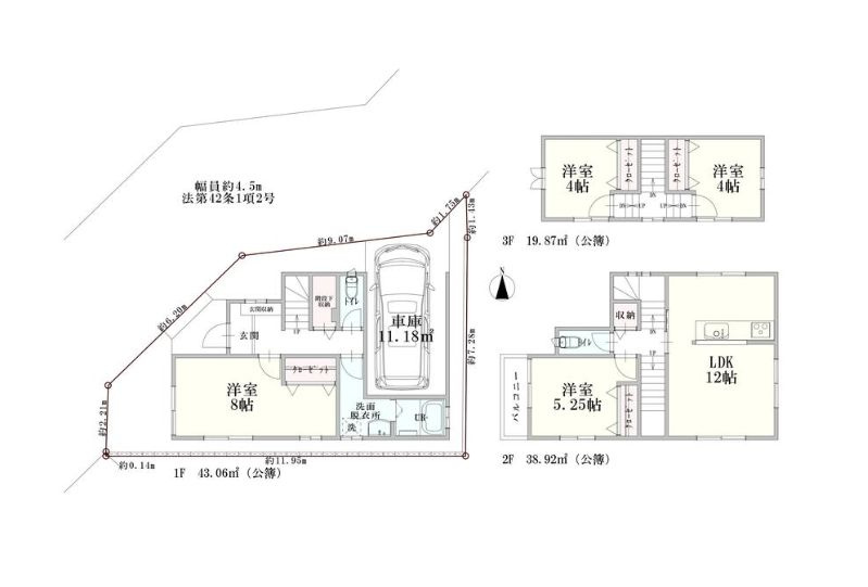 大磯町東小磯　中古戸建の間取り|間取図「大磯町東小磯　中古戸建」