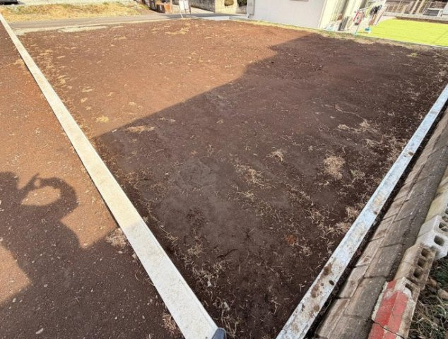 愛川町半原　売地の外観