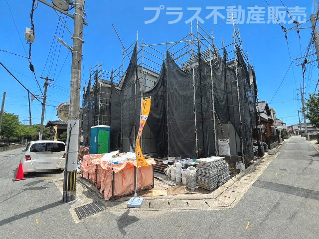 【外観】 | 福岡市博多区麦野2丁目3期　2号棟（全2棟）【仲介手数料無料・0円】 | 建築中の物件は、お近くのモデルハウスも一緒にご覧頂けます。