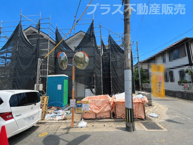 【外観】 | 福岡市博多区麦野2丁目3期　2号棟（全2棟）【仲介手数料無料・0円】 | 現地写真。プラス不動産販売なら、現場の全ての棟をまとめてご見学頂けます。
