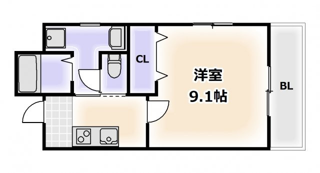 【間取り】 | TOYOTOMI STAY PREMIUM 天王寺南公園Ⅰ