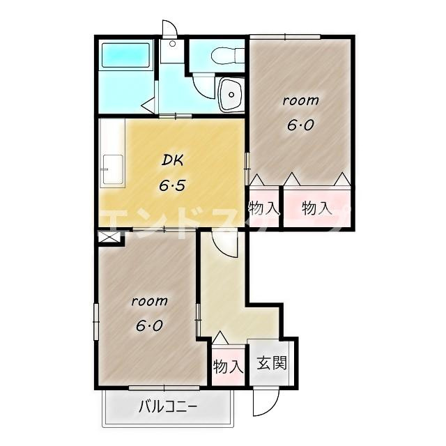 チェリッシュの間取り|高崎、前橋のお部屋探しはエンドスケープまで！お客様の理想お聞かせ下さい♪