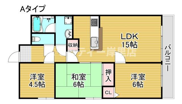 フローラーなかじまの間取り