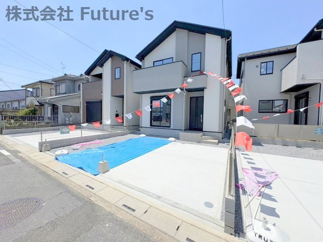 三郷市戸ケ崎1丁目　新築戸建　全4棟　3号棟の外観|小学校・幼稚園が近く子育て世帯にオススメの立地