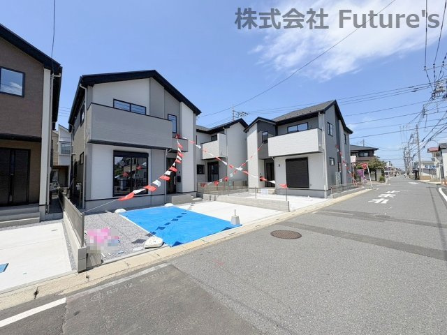 三郷市戸ケ崎1丁目　新築戸建　全4棟　3号棟の前面道路含む現地写真|前面道路含む現地写真です。