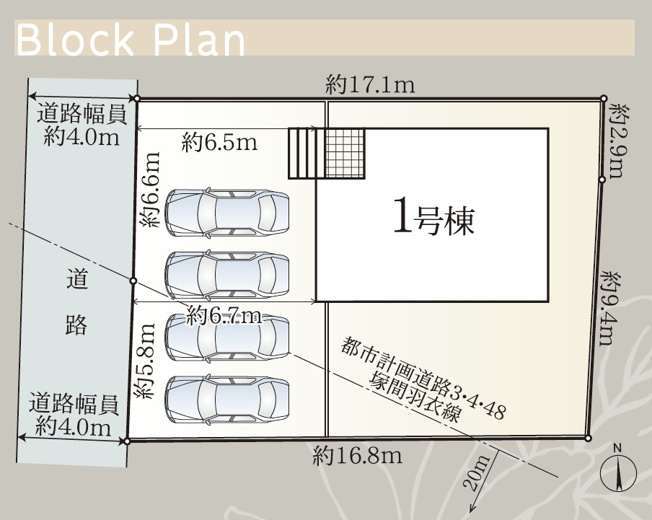 【間取り】 | 静岡市清水区三保 9期 新築一戸建て | 区画図です