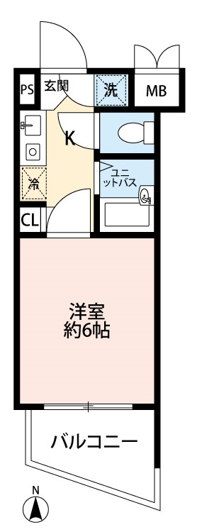 ルーブル都立大学の間取り