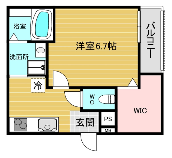 【間取り】 | フジパレス甲東園Ⅱ番館