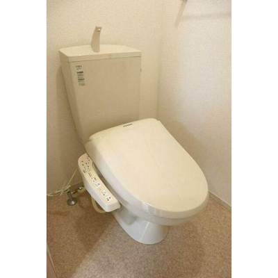 【トイレ】 | メゾン　ド　フルールⅡ | 落ち着いた色調のトイレです