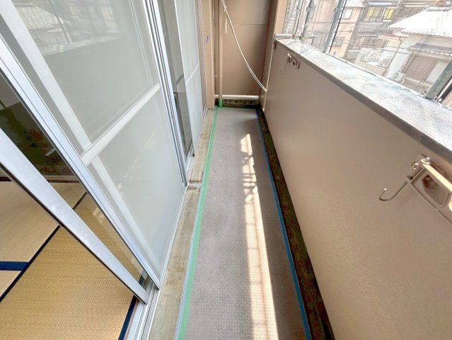 第2あかつきマンションのバルコニー