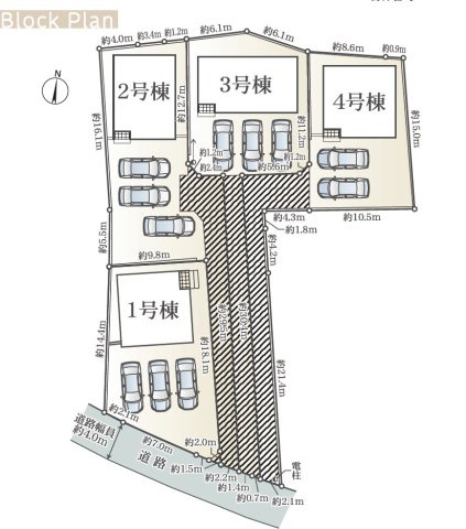 【間取り】 | 静岡市清水区北矢部町2丁目 6期 新築一戸建て 2号棟 | 2号棟の区画図です