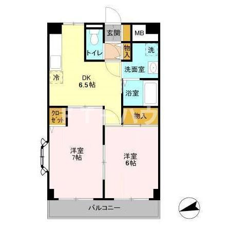 夏見ショッパーズの間取り