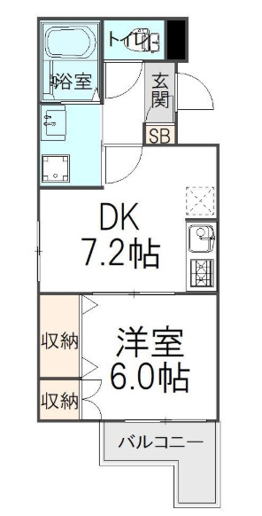 ヴランドール船橋本町の間取り