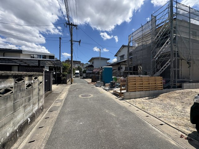 【その他】 | 福岡市南区桧原1丁目2期　1号棟（全1棟）【仲介手数料無料・0円】 | 現地写真。前面道路です。