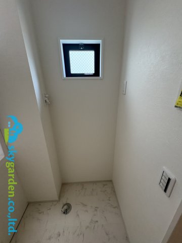 茅ヶ崎市十間坂２期　新築戸建　全３棟3号棟のランドリースペース