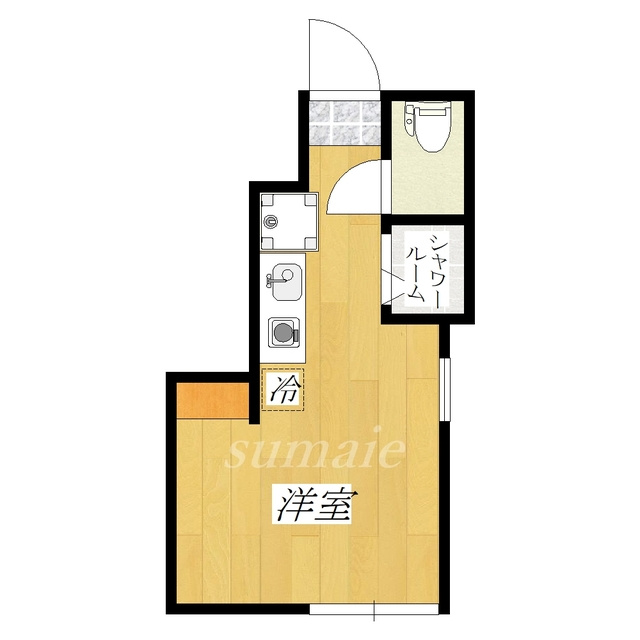 ランドフォレスト上十条の間取り|2面採光の角部屋です♪
