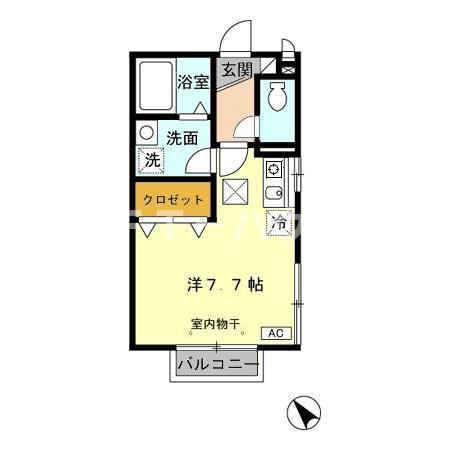 ドルチェ Ａ・Ｂの間取り
