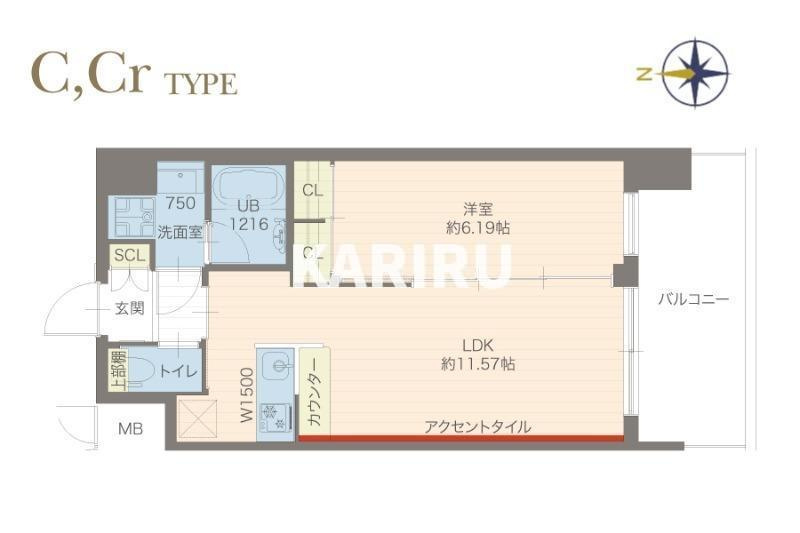 プレジオ城東の間取り
