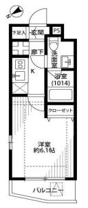プレール・ドゥーク下丸子の間取り