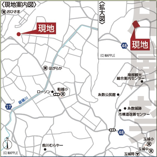 南城市玉城愛地　第1（全5棟）4号棟の地図|地図♪